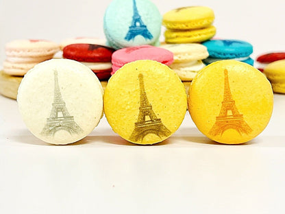 Eiffel Tower Macarons – Customize Your Colors and Flavors! - Macaron Centrale6 Pack