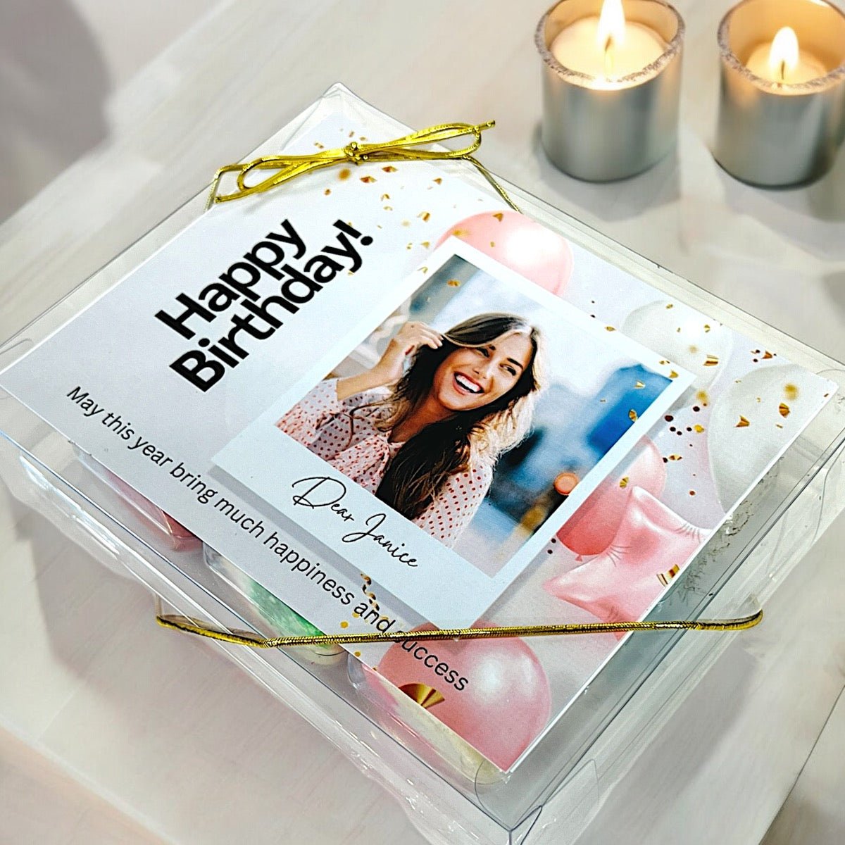 Elegant Birthday Gift Macaron Set for Her - Macaron CentraleCherished Photo12 Pack