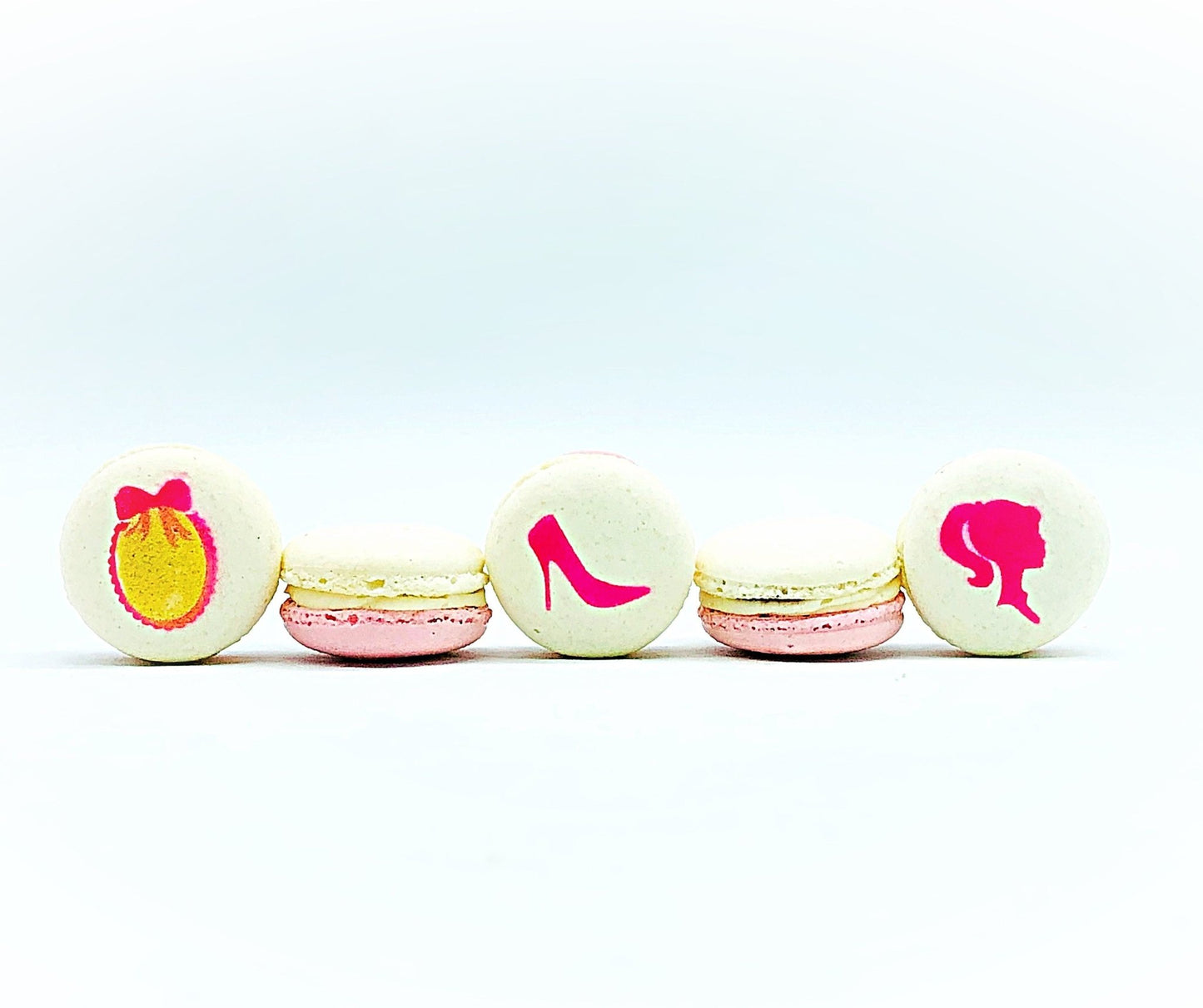 French Macaron Barbie Girl Set | Available in 6 or 12 Pack - Macaron Centrale6 pack