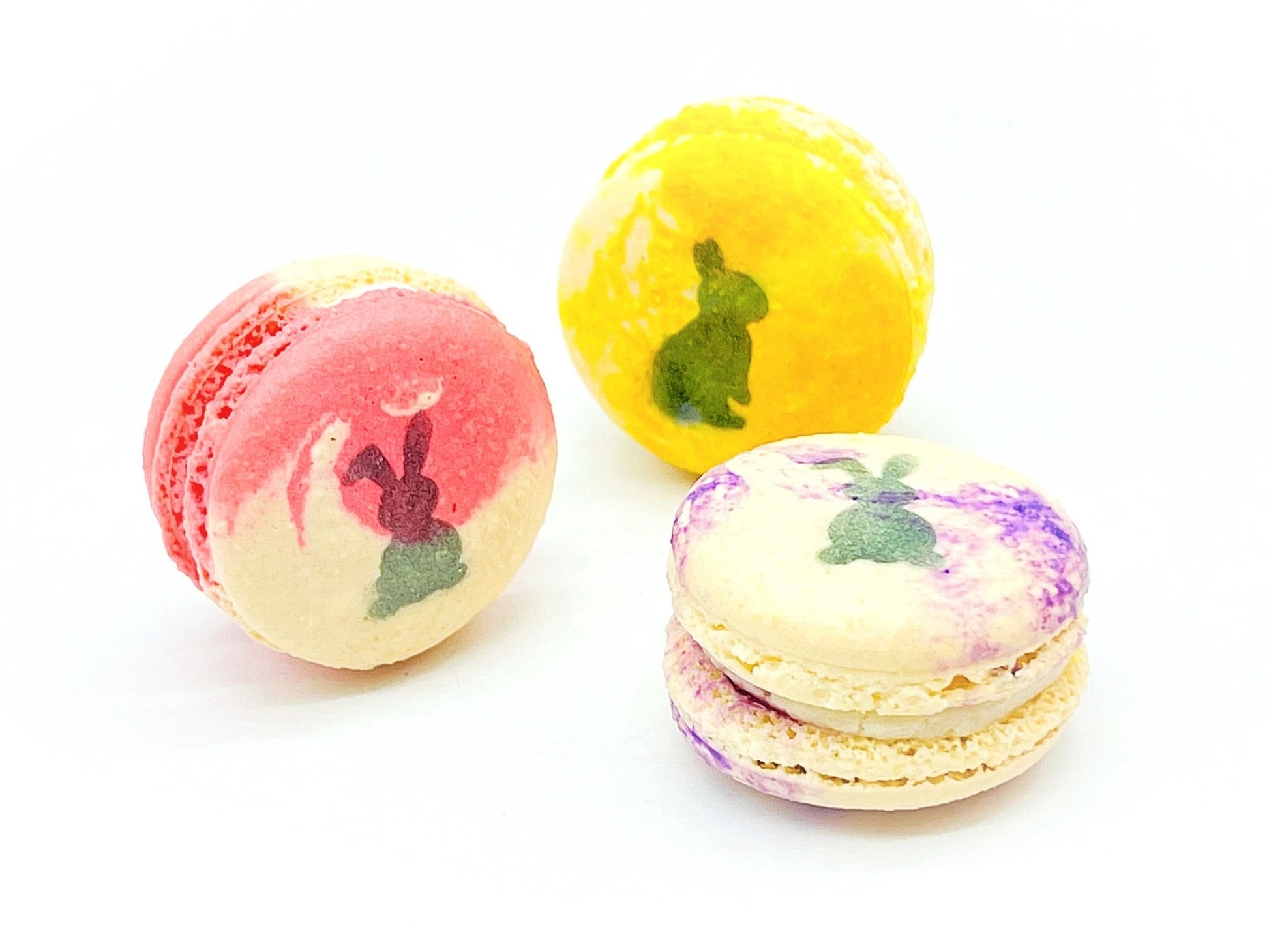 French Macaron Pastel Bunny Set | Available in 6, 12 & 24 pack - Macaron Centrale6 Pack