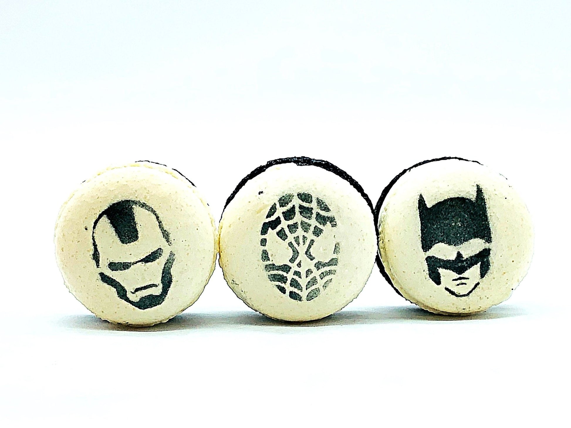 French Macaron SuperHero Set | Available in 6 or 12 Pack - Macaron Centrale6 pack