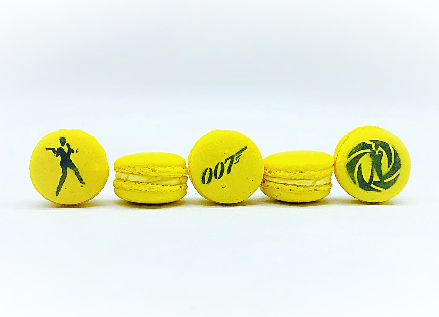 French Macaron Tribute to James Bond Movie | Available in 6 or 12 Pack - Macaron Centrale6 pack