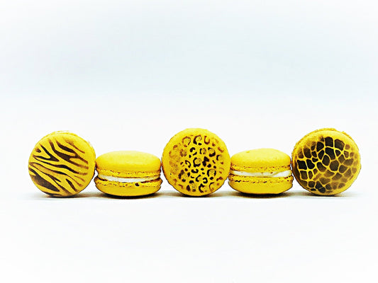 French Macaron Zoo Party Set | Available in 6 or 12 Pack - Macaron Centrale6 pack