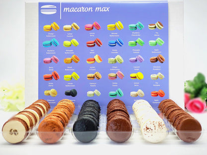 French Macarons | Coffee & Chocolate Set | Available in 48 and 96 Pack - Macaron Centrale48 Pack