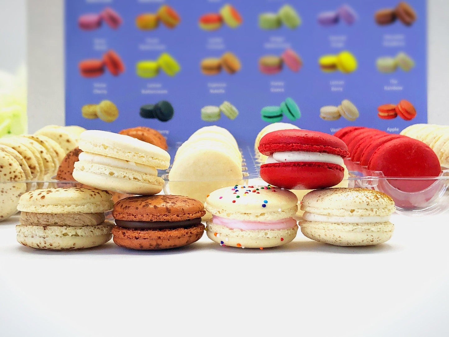 French Macarons | The Birthday Set | Available in 48 and 96 Pack - Macaron Centrale48 Pack