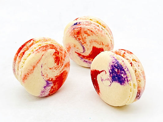 Grape Cheesecake Macarons (6 Pack) | Ideal for celebratory events. - Macaron Centrale