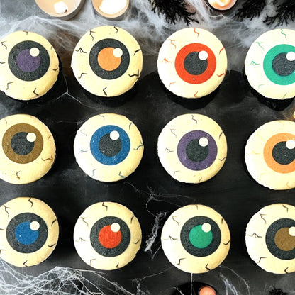 Halloween Eyeball Macarons - Macaron Centrale6 Pack