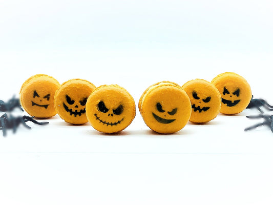 Halloween Pumpkin French Macaron | 6 Value Pack - Macaron Centrale