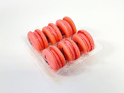 Happy Diwali French Macaron | Available in 6, 12 & 24 Pack | A Perfect Gift for Diwali Celebrations - Macaron CentraleRaspberry6 pack