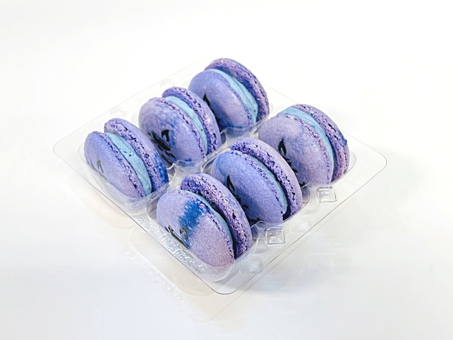 Happy Diwali French Macaron | Available in 6, 12 & 24 Pack | A Perfect Gift for Diwali Celebrations - Macaron CentraleButterfly Pea6 pack
