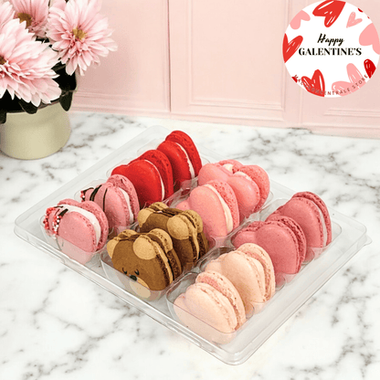 Happy Galentine’s Day Macaron Gift Set – 6 & 12 Packs - Macaron CentraleValentine'sDefault : Vanilla | Caramel | Chocolate6 Pack