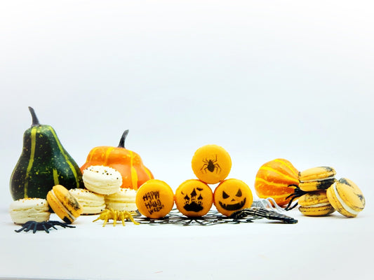 Happy Halloween French Macarons Set | Handmade & Free Shipping - Macaron Centrale6 Pack