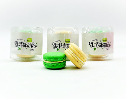 Happy St. Patrick's Day | Macaron de Fortune | Vanilla & Apple Buttercream Macarons - Macaron Centrale2 Set Sample
