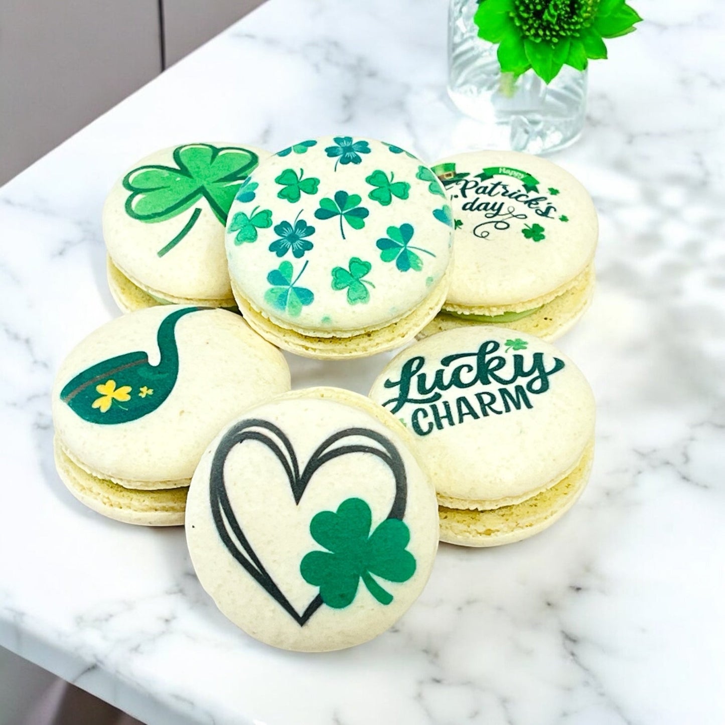 Happy St. Patrick’s Day Vegan Macaron Set – Value Pack - Macaron CentraleSt. Patrick's Day5 Pack