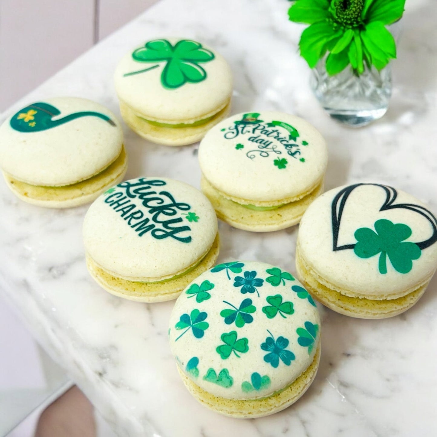 Happy St. Patrick’s Day Vegan Macaron Set – Value Pack - Macaron CentraleSt. Patrick's Day5 Pack