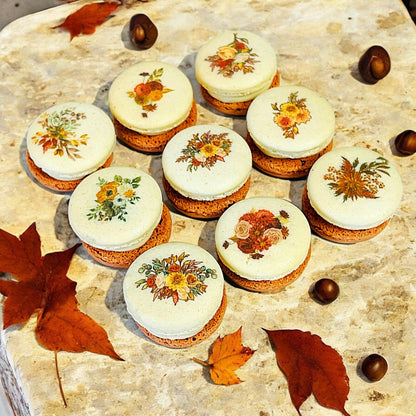 Harvest Dreams Collection | Caramel Fields French Macarons - Macaron CentraleFall6 Pack