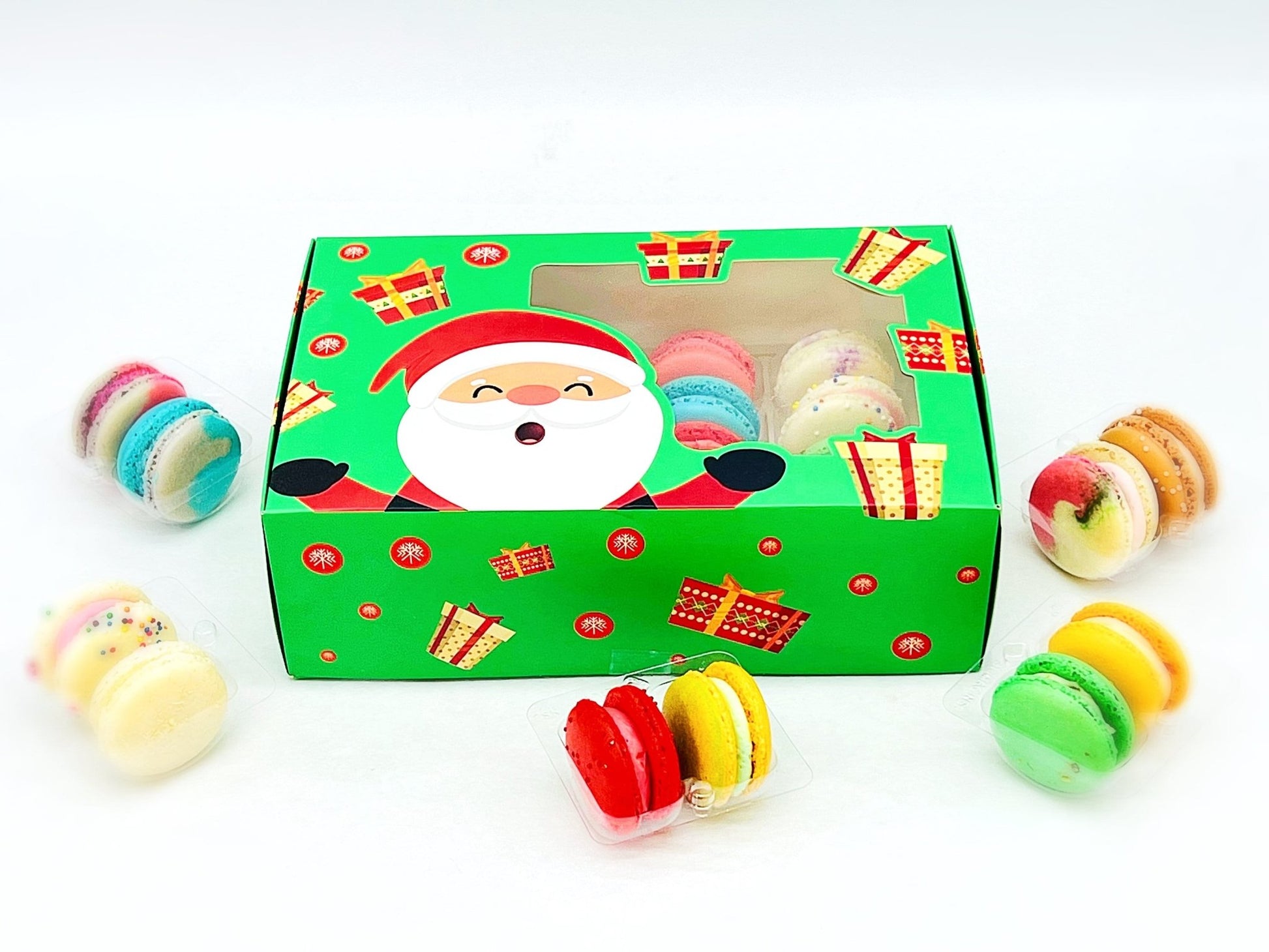 Holiday French Macaron Gift Box | 16 Pack Surprise Me! - Macaron Centrale