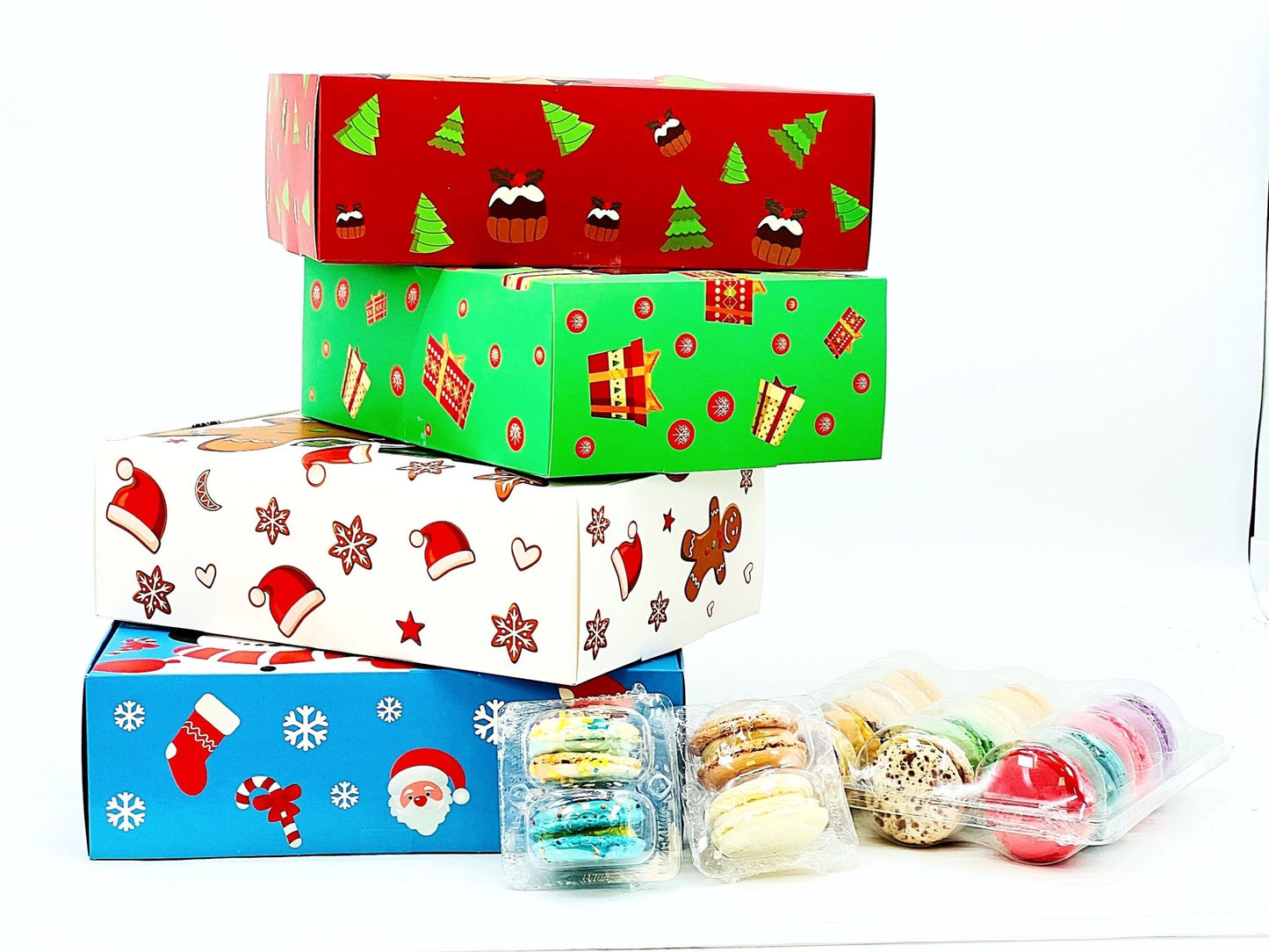 Holiday French Macaron Gift Box | 16 Pack Surprise Me! - Macaron Centrale