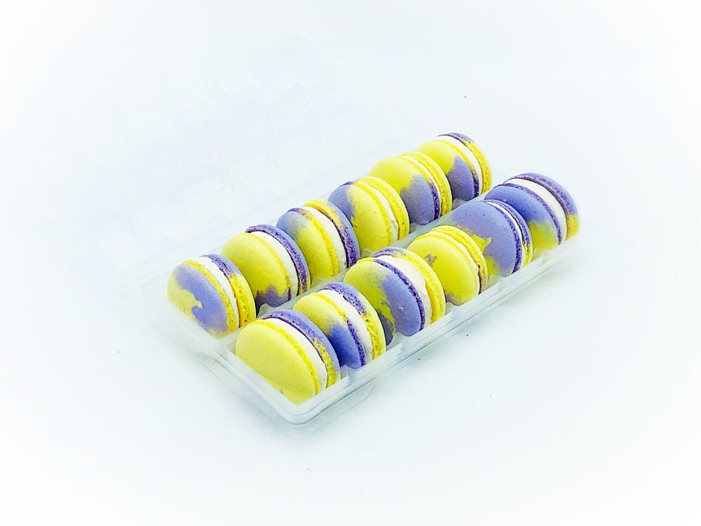 Honey Lavender Vegan Macarons - Macaron Centrale4 Pack