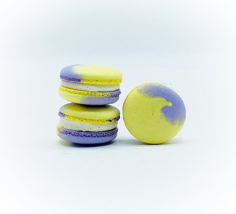 Honey Lavender Vegan Macarons - Macaron Centrale4 Pack