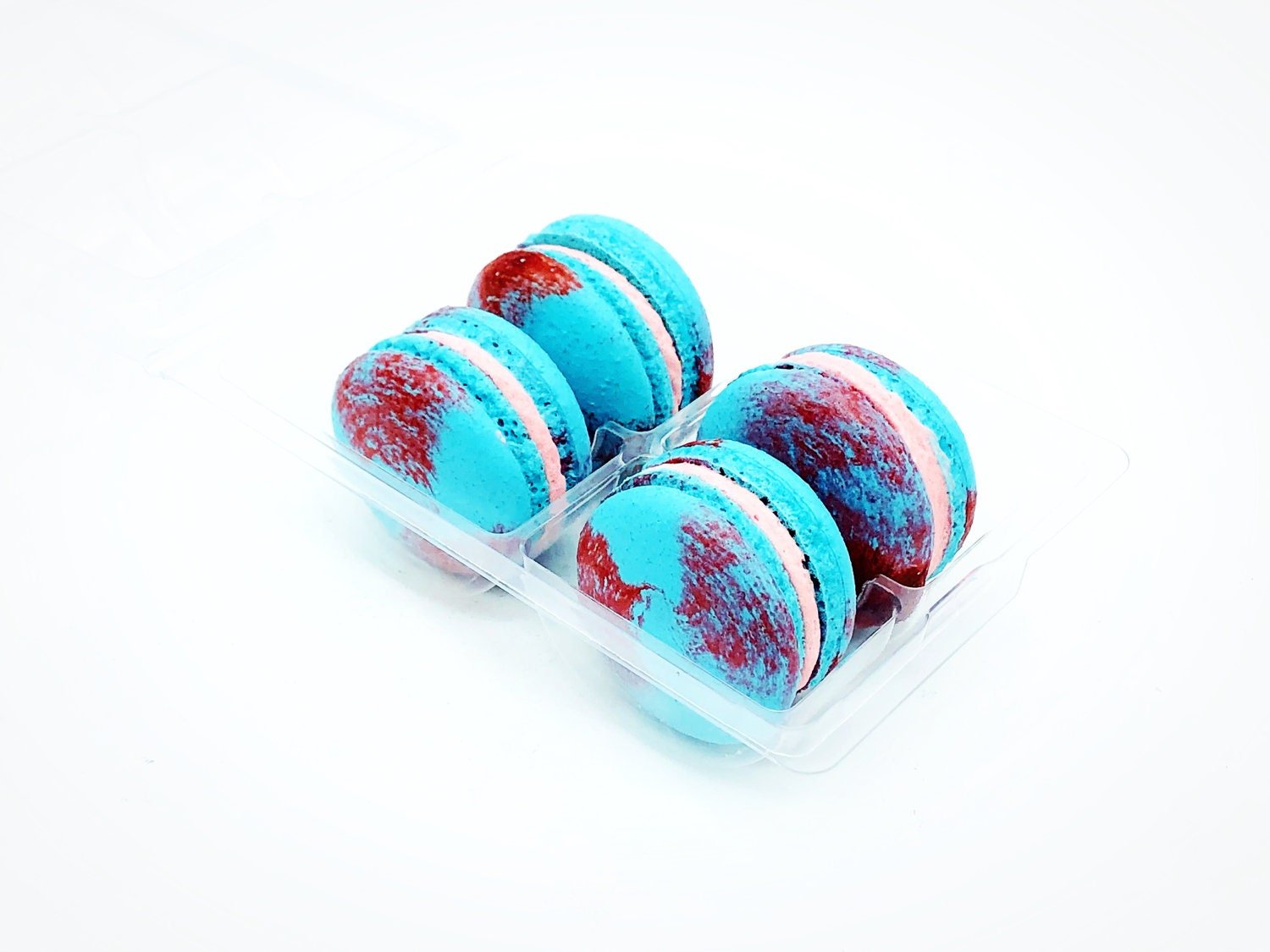 Huckleberry Vegan Macarons - Macaron Centrale4 Pack