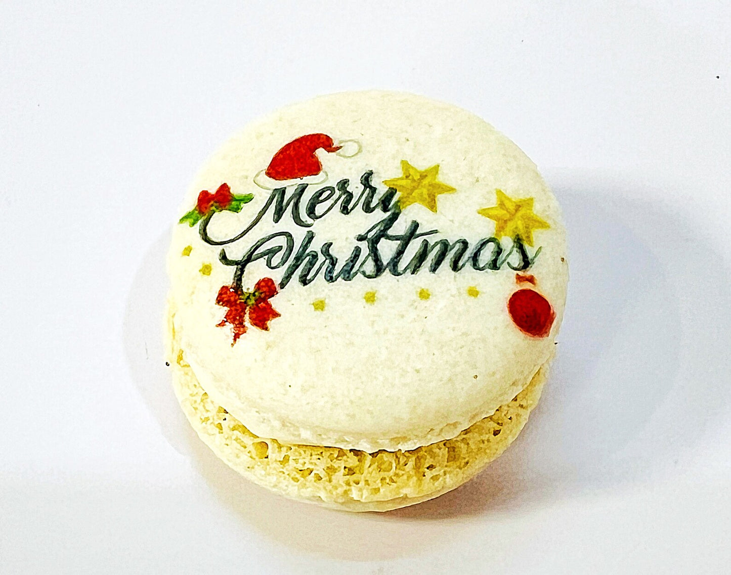 Personalized Christmas Wishes: Customizable French Macaron Set | Available in 6, 12 and 24 pack.