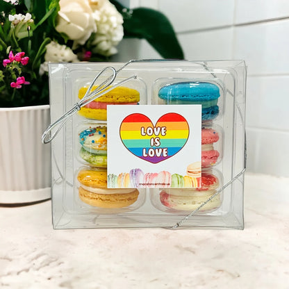 Sweet Sensation Macarons - Rainbow Heart Edition