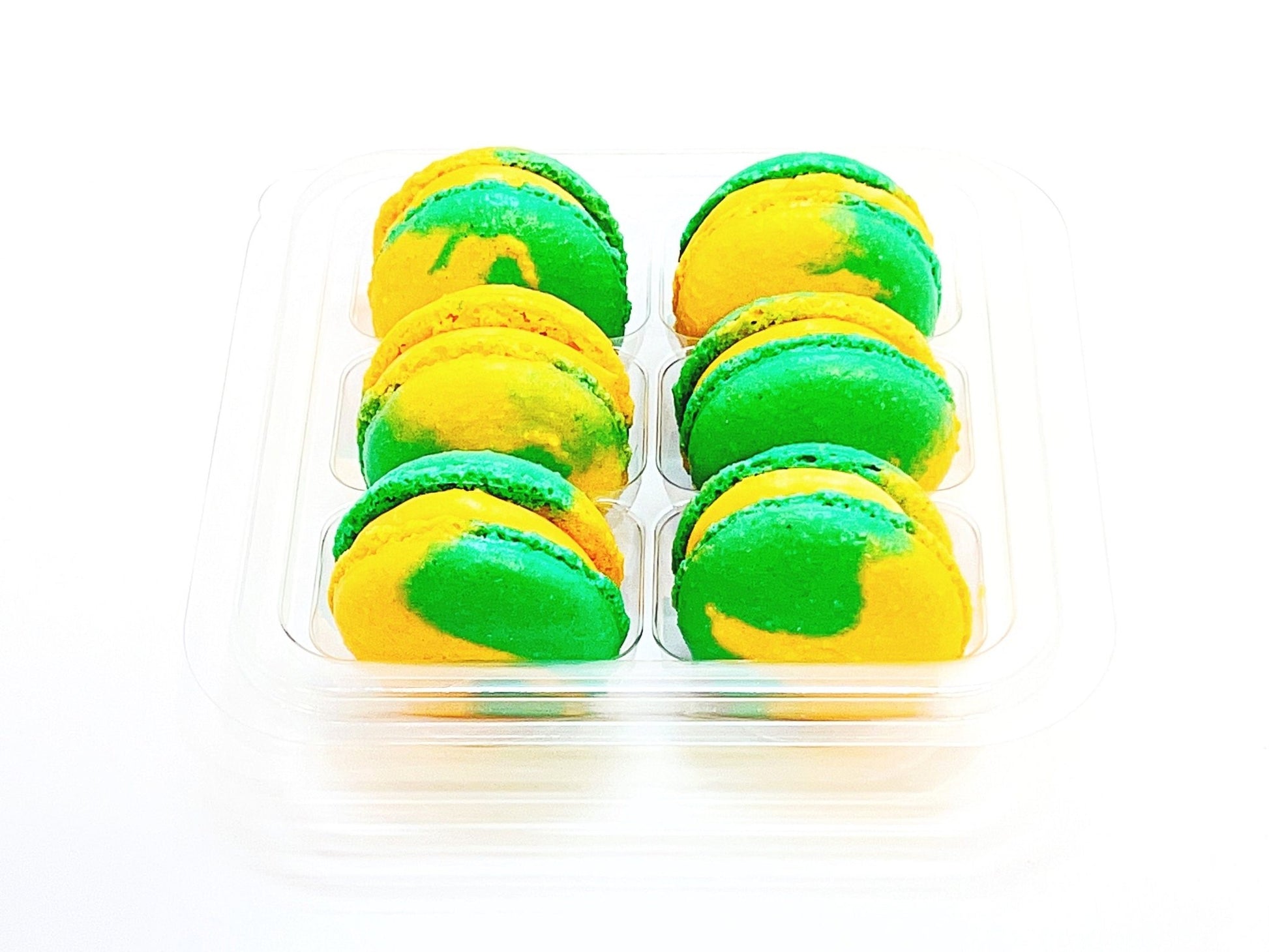 Kumquat French Macarons | Available in 6, 12 and 24 Pack - Macaron Centrale6 Pack