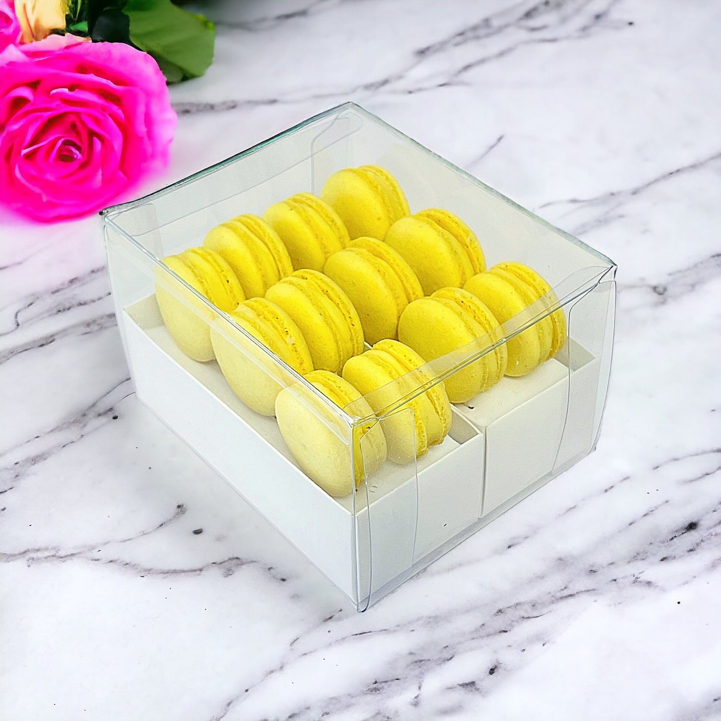 Lemon Cream Macaron Sucettes En Gros | Available in 24 & 48 Sucettes - Macaron Centrale24 Pack