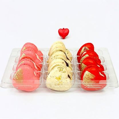 Love in Every Heart: A Heart - Shaped Macaron Set - Macaron CentraleValentine'sDefault Flavor6 Pack