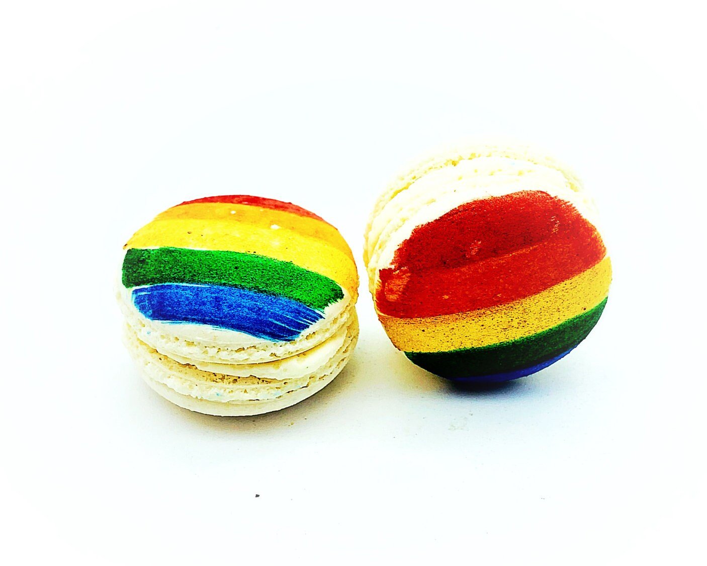 Love is Love V.2 | French Macaron Value Pack | Pride Macarons Available in 6 or 12 Pack - Macaron Centrale6 Pack