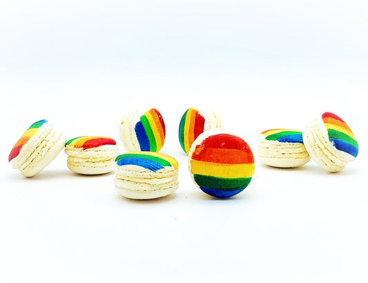 Love is Love V.2 | French Macaron Value Pack | Pride Macarons Available in 6 or 12 Pack - Macaron Centrale6 Pack