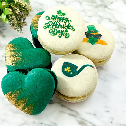 Luck, Love, and Macarons – Vegan St. Patrick’s Day Macaron Set - Macaron CentraleSt. Patrick's DayDefault Flavors4 Pack