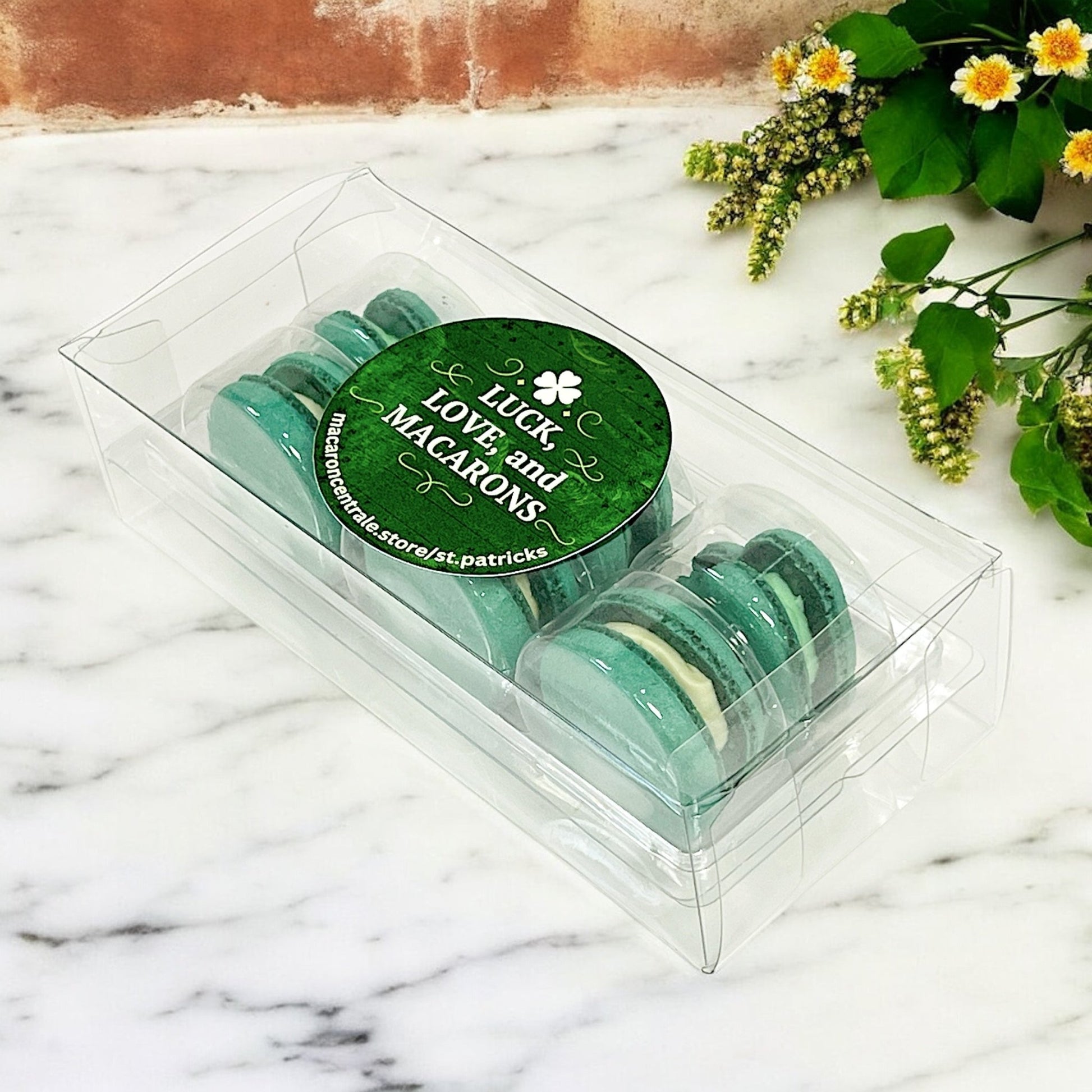 Luck, Love, and Macarons – Vegan St. Patrick’s Day Macaron Set - Macaron CentraleSt. Patrick's DayDefault Flavors4 Pack