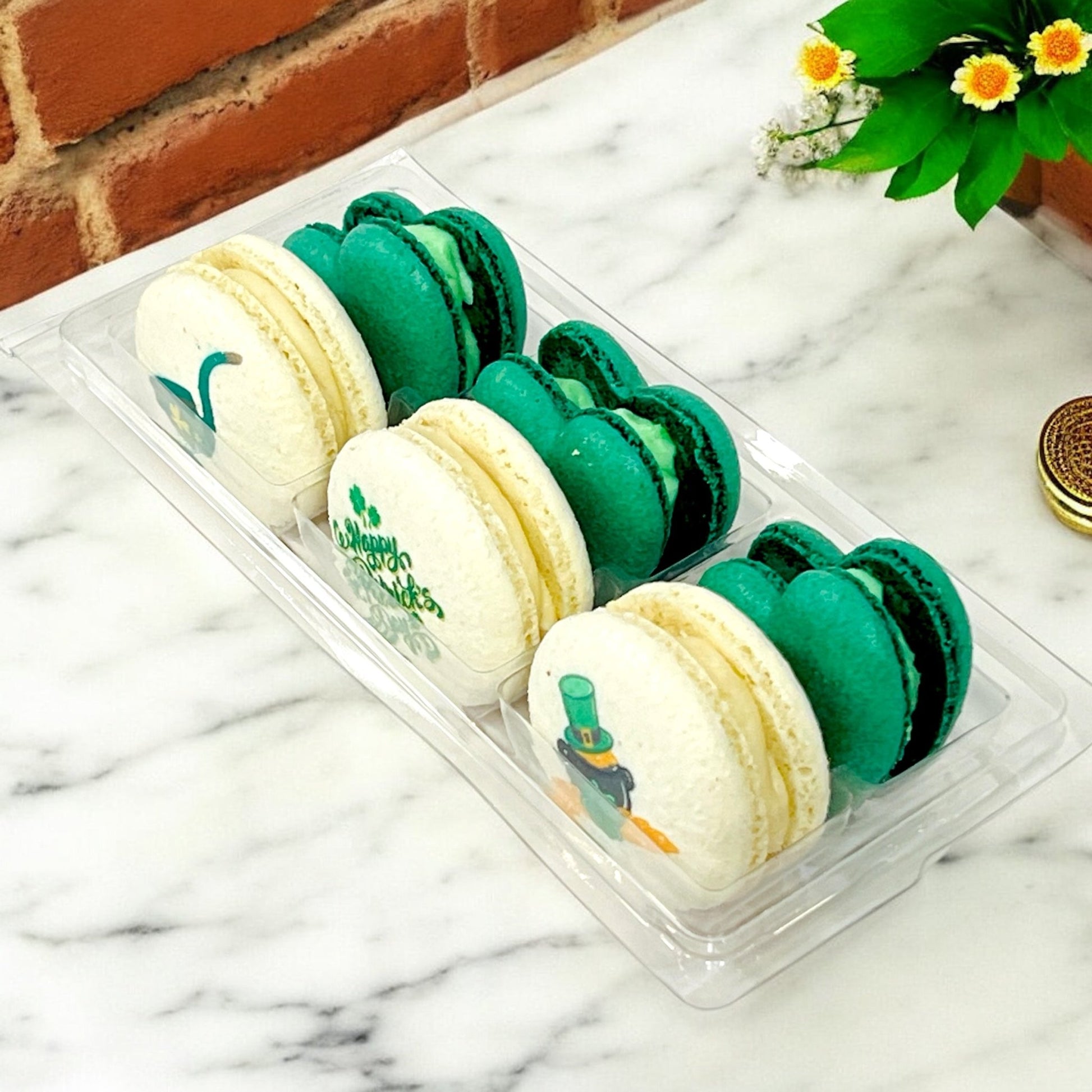 Luck, Love, and Macarons – Vegan St. Patrick’s Day Macaron Set - Macaron CentraleSt. Patrick's DayDefault Flavors4 Pack