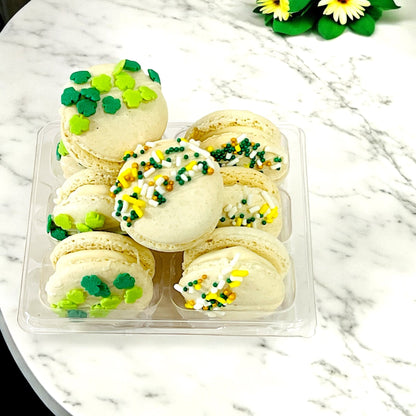 Lucky Shamrock Macarons – St. Patrick’s Day French Macarons, Pick a Flavor or Choose Vanilla - Macaron CentraleSt. Patrick's DayDefault - Classic Vanilla6 Pack