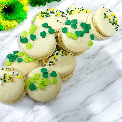 Lucky Shamrock Macarons – St. Patrick’s Day French Macarons, Pick a Flavor or Choose Vanilla - Macaron CentraleSt. Patrick's DayDefault - Classic Vanilla6 Pack