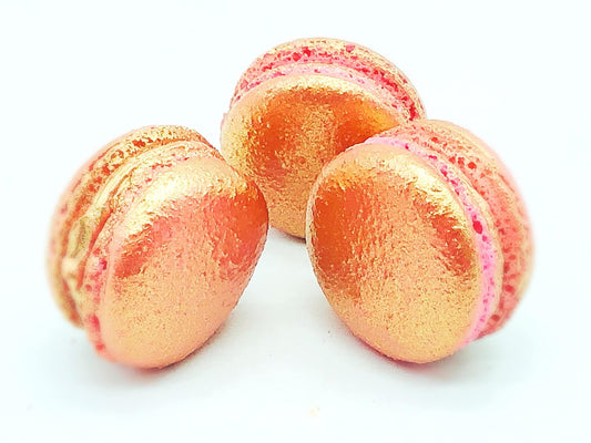 Luxe Mac | Rose Gold Macarons | Ideal for celebratory events. - Macaron Centrale6 Pack