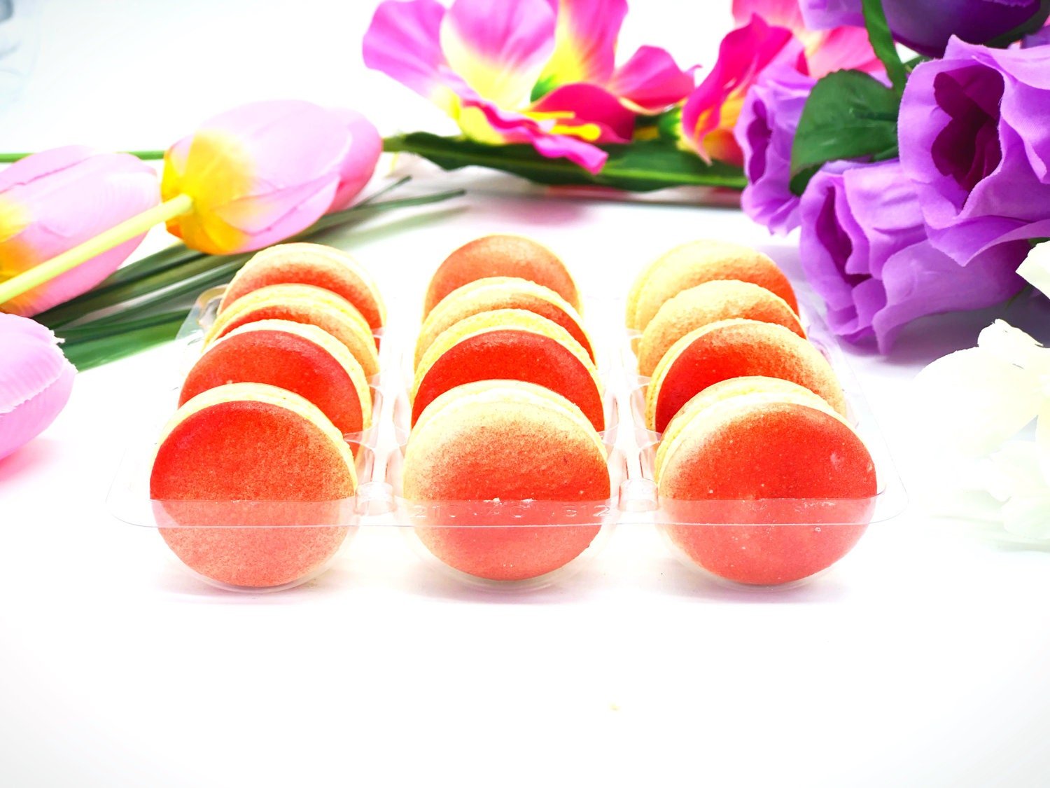 Lychee Macarons | Perfect for any celebratory events. - Macaron Centrale6 pack
