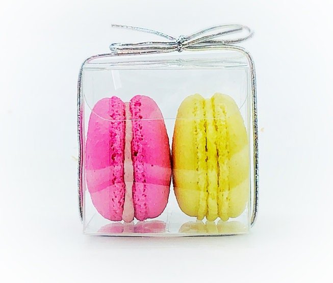 Macaron Gift Favors 2 Macarons - A Perfect Gift For Wedding/Birthday/Events/Parties - Macaron Centrale6 Pack