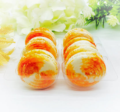 Mango Cheesecake Macarons (6 Pack) | Ideal for celebratory events. - Macaron Centrale