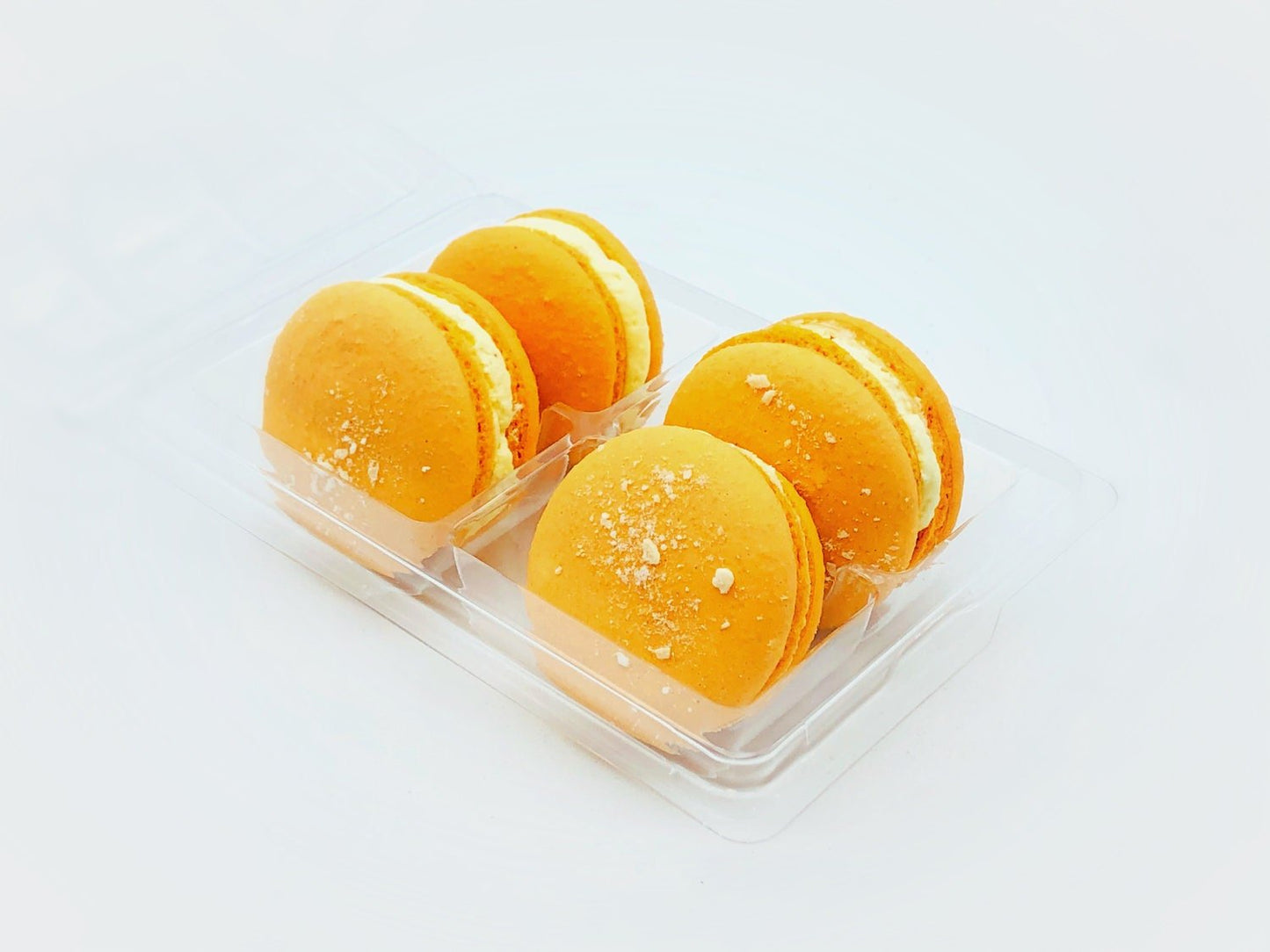 Mango Coconut Vegan Macarons - Macaron Centrale4 Pack