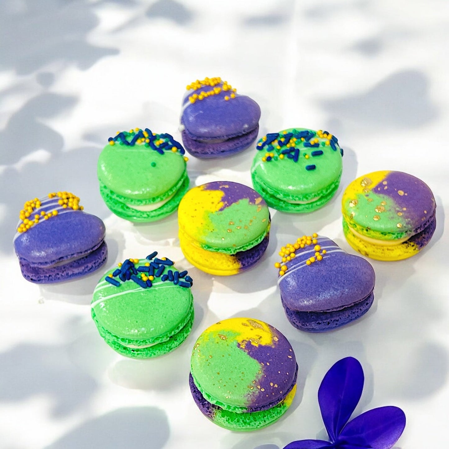 Mardi Gras Macaron Gift Set – Festive Box & Three Flavors - Macaron CentraleLunar New Year6 Pack