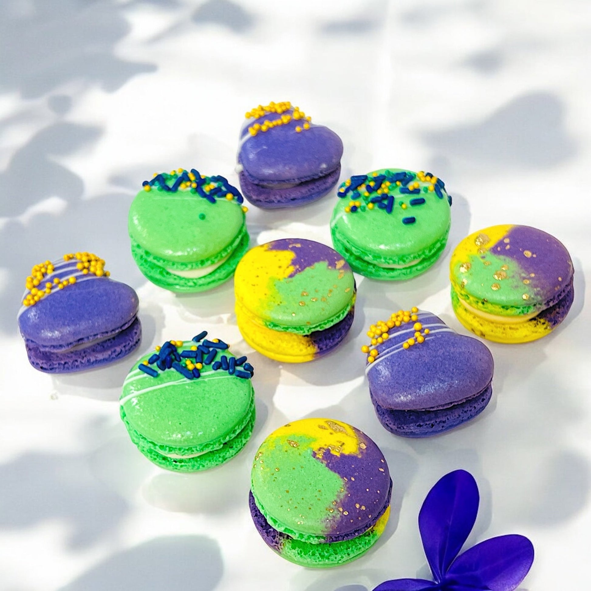 Mardi Gras Macaron Gift Set – Festive Box & Three Flavors - Macaron CentraleLunar New Year6 Pack