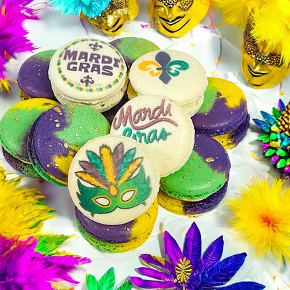 Mardi Gras Macaron Gift Set – Pick Your Own Flavors - Macaron CentraleLunar New Year6 Pack