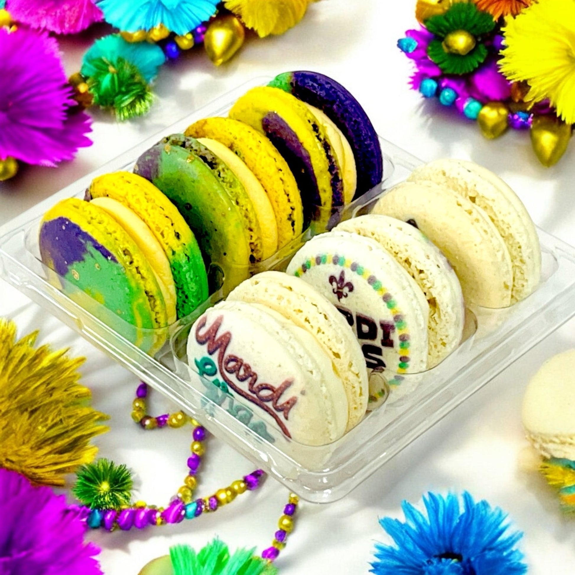 Mardi Gras Macaron Gift Set – Pick Your Own Flavors - Macaron CentraleLunar New Year6 Pack