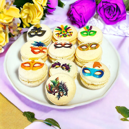 Masquerade Magic: Custom Flavored Macarons - Macaron Centrale6 Pack