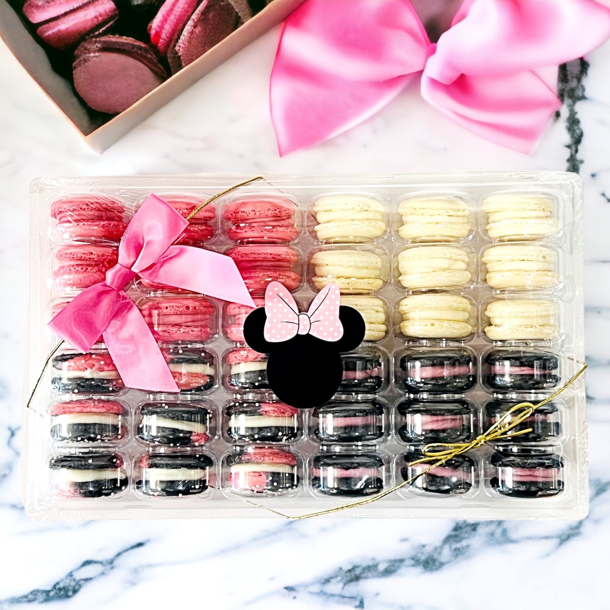 Minnie Vibe: A Flavorful Quartet of French Macarons in One Set | 36 Pack - Macaron Centrale