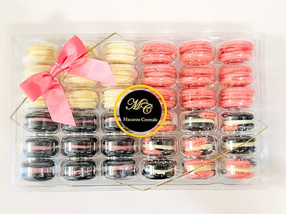 Minnie Vibe: A Flavorful Quartet of French Macarons in One Set | 36 Pack - Macaron Centrale