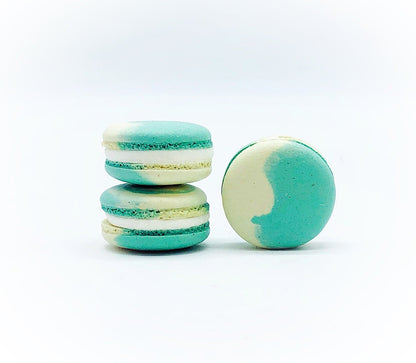 Minty Lime Vegan Macarons - Macaron Centrale4 Pack